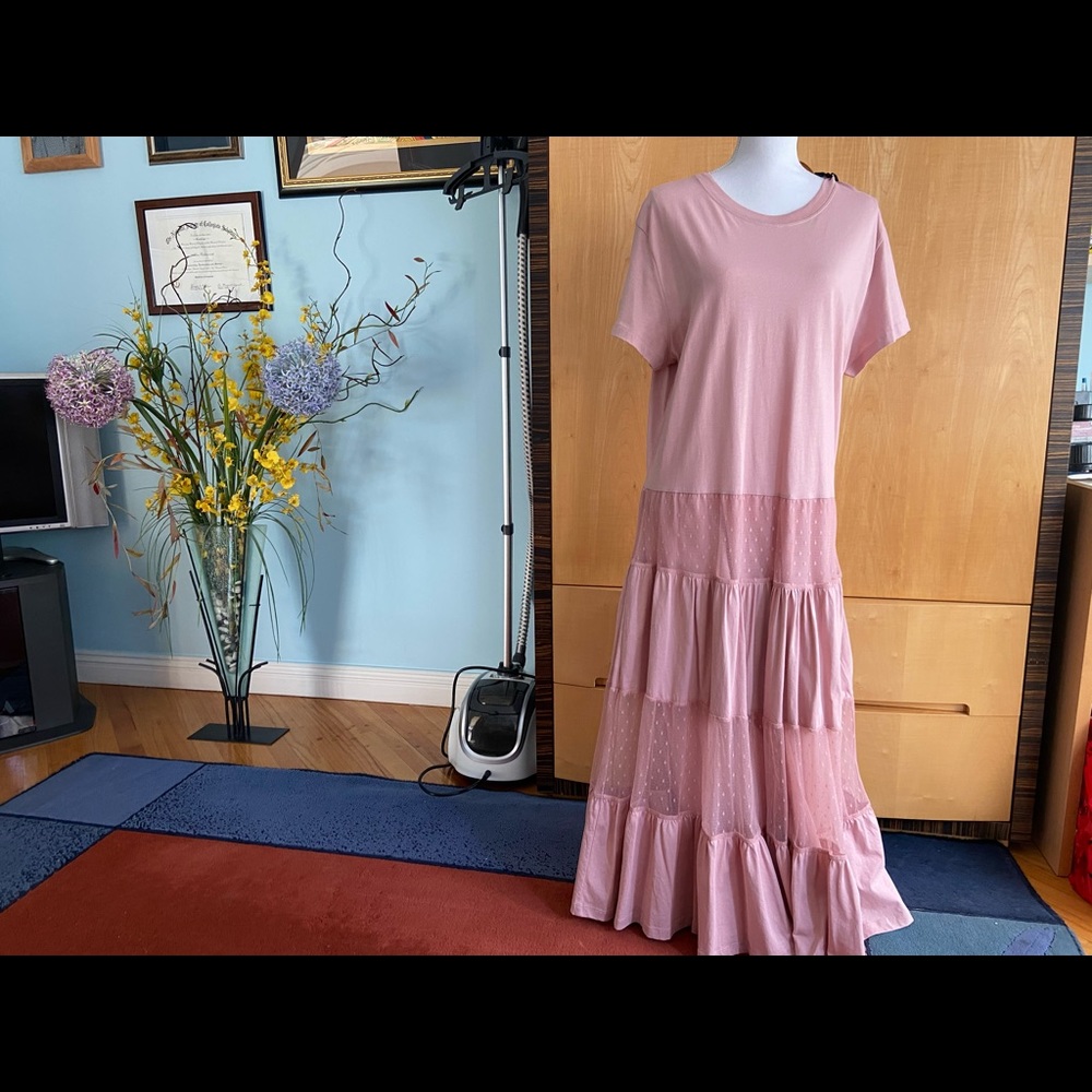 A Red Valentino long cotton dress